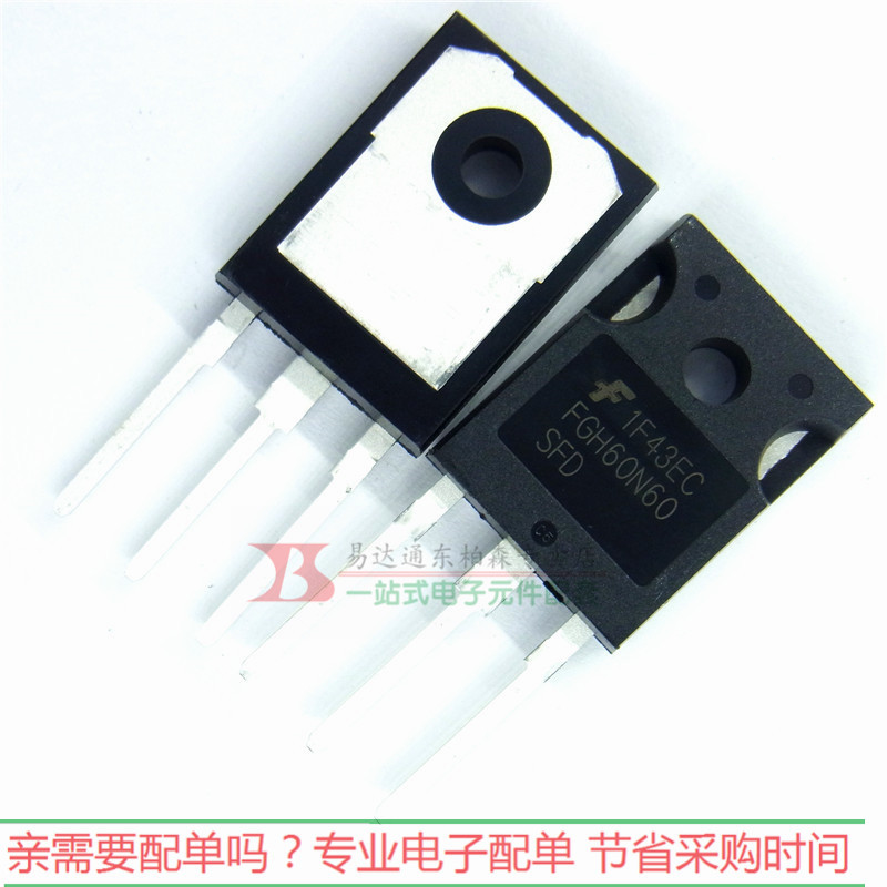 Máy hàn FGH60N60SFD nhập khẩu Ống IGBT Triode FGH60N60 60A / 600V