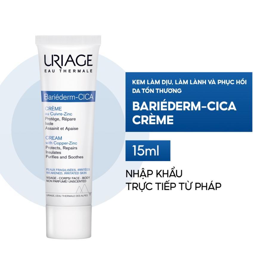 Ảnh 4 của Kem dưỡng Uriage Bariederm Cica-Creme Dưỡng Ẩm, phục hồi cho da kích ứng 40ml