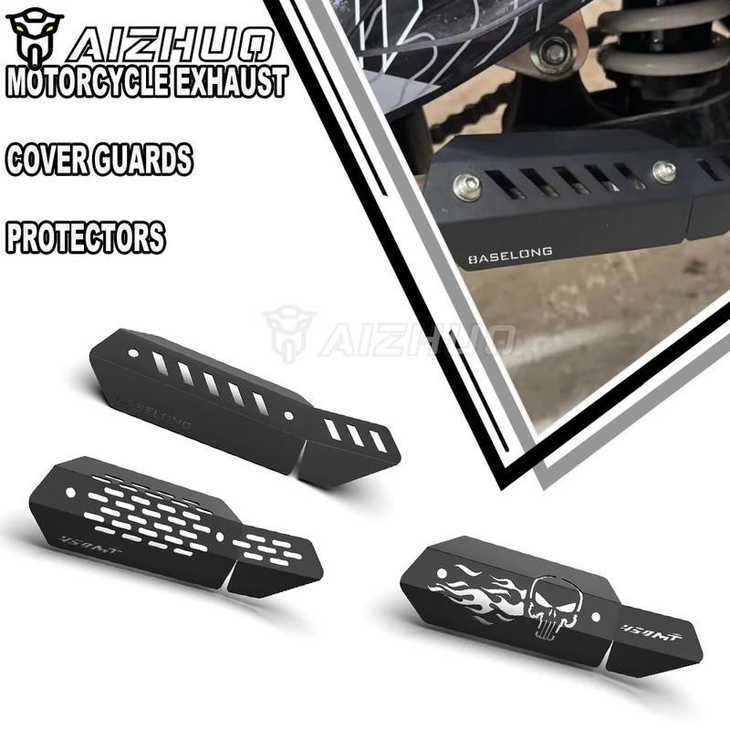 Cho CFMOTO 450MT 450 MT 2024-2025 Xe Máy MT450 mt450 Ống Xả Bảo Vệ Tấm Chắn Nhiệt Bao Bảo Vệ Chống B