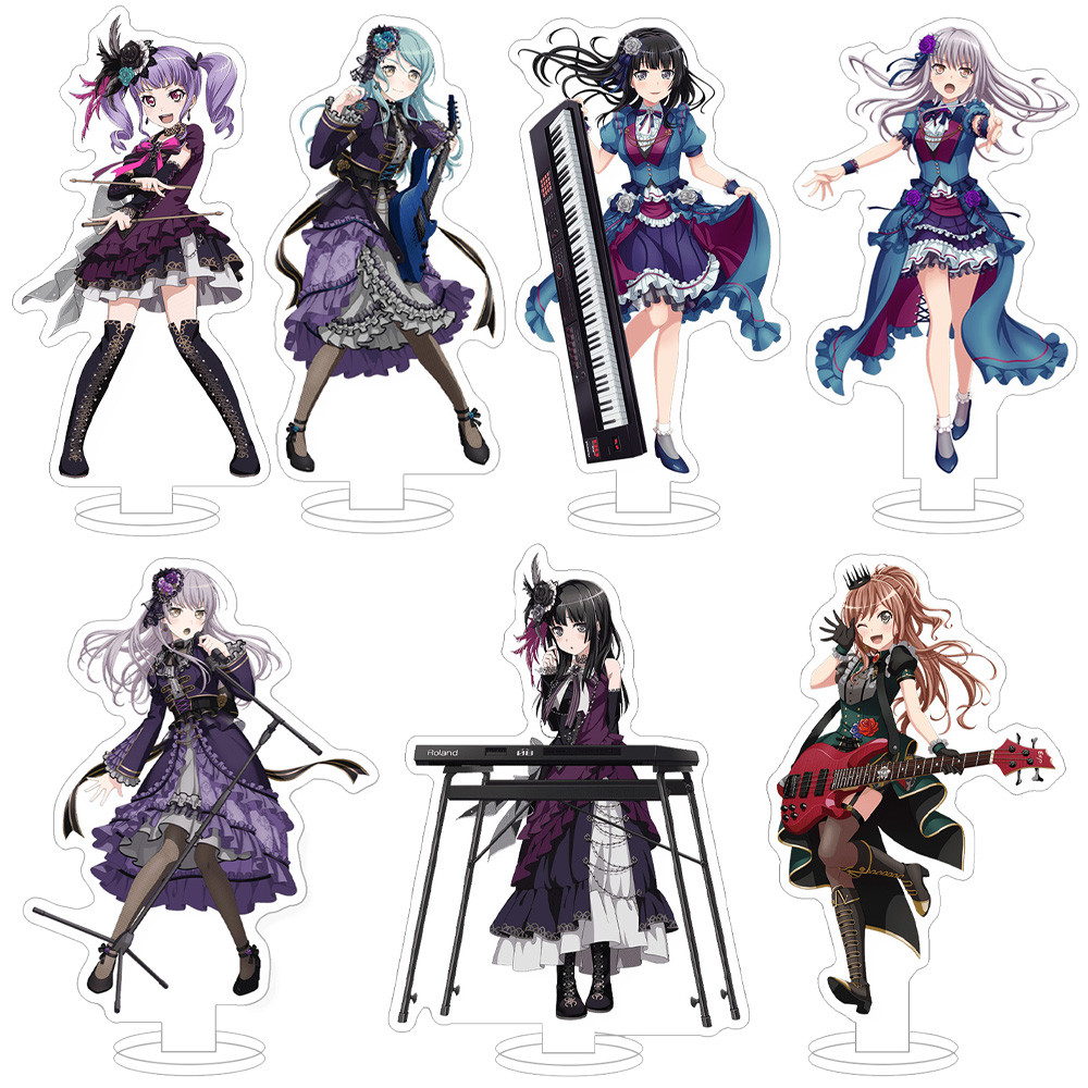 Lucky Seven Store Girl band BanG Dream Roselia Imai Lisa Minato Yukina Hikawa Sayo Shirokane Rinko A