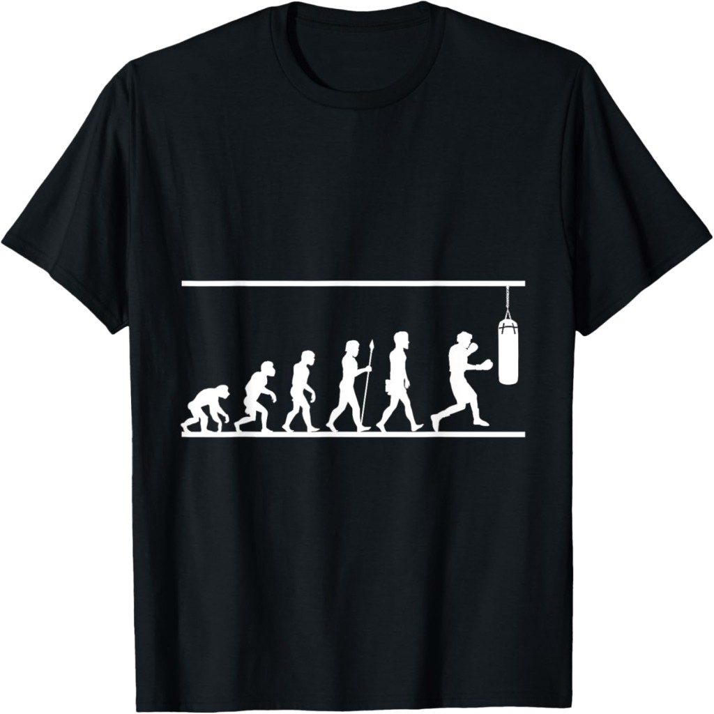 Áo thun Boxing Evolution Fun Comical Sport Gift T-Shirt