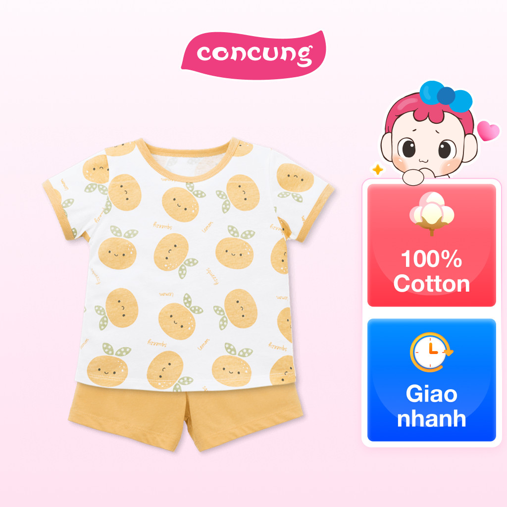 Bộ bé gái ngắn Animo Easy LU0825070 (3Y,Trắng,TT04)