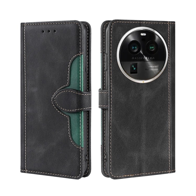 Giao hàng cho OPPO Find X6 Pro 5G Skin Feel Buckle Leather Phone Case