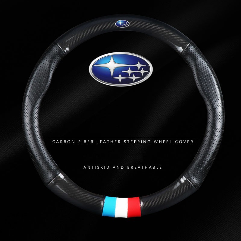 Vỏ vô lăng khâu Subaru 38cm Thích hợp cho Subaru XV Impreza Sti Forester WRX BRZ GC8