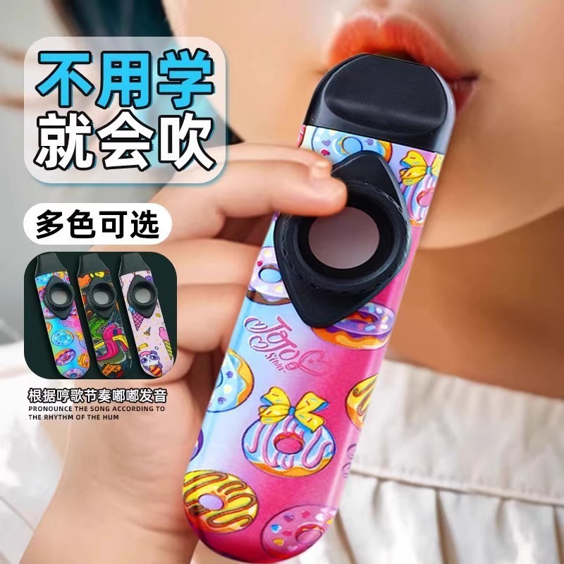 Kazu Sáo Hiệu Suất Graffiti Họa Tiết Nhựa Chuyên Nghiệp Màng Người Mới Bắt Đầu Nhạc Cụ Trẻ Em Bắp Sá