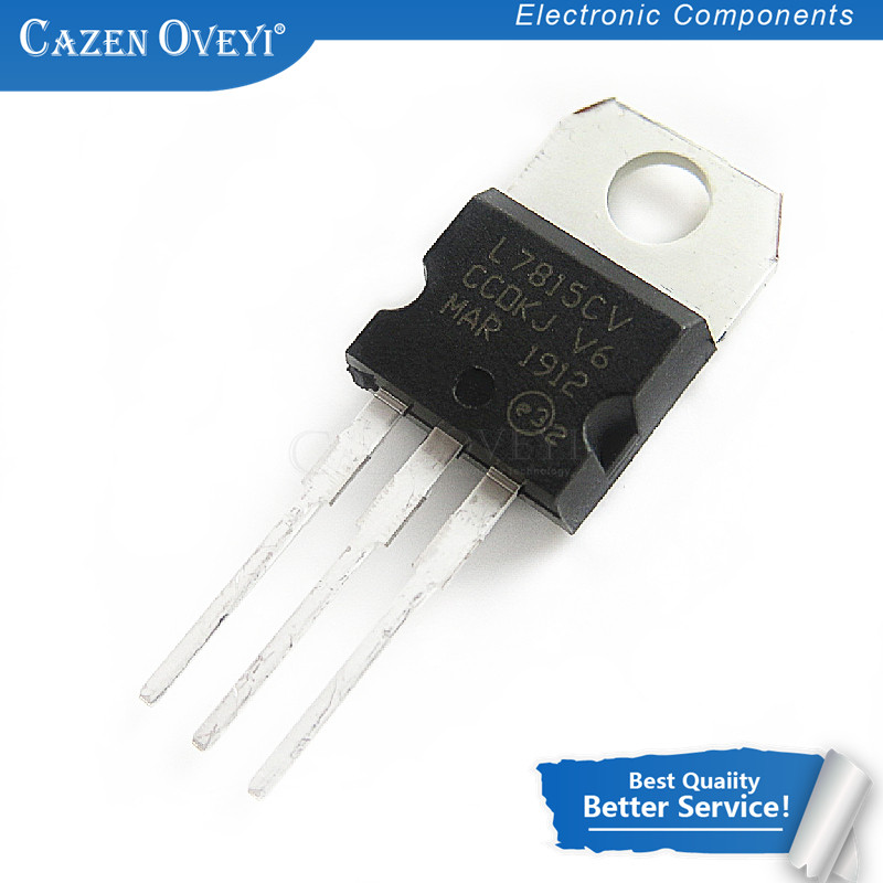 10 Cái / lốc L7815CV TO220 L7815 TO-220 7815 LM7815 MC7815 Còn Hàng