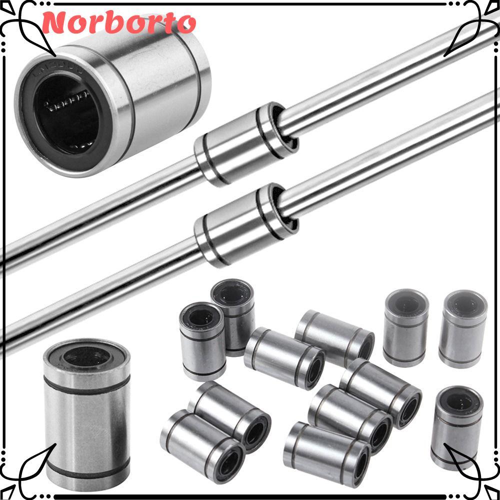 NORBORTO Bushing Thép Chrome cho máy in CNC Phần LM3UU LM4UU LM5U LM6UU
