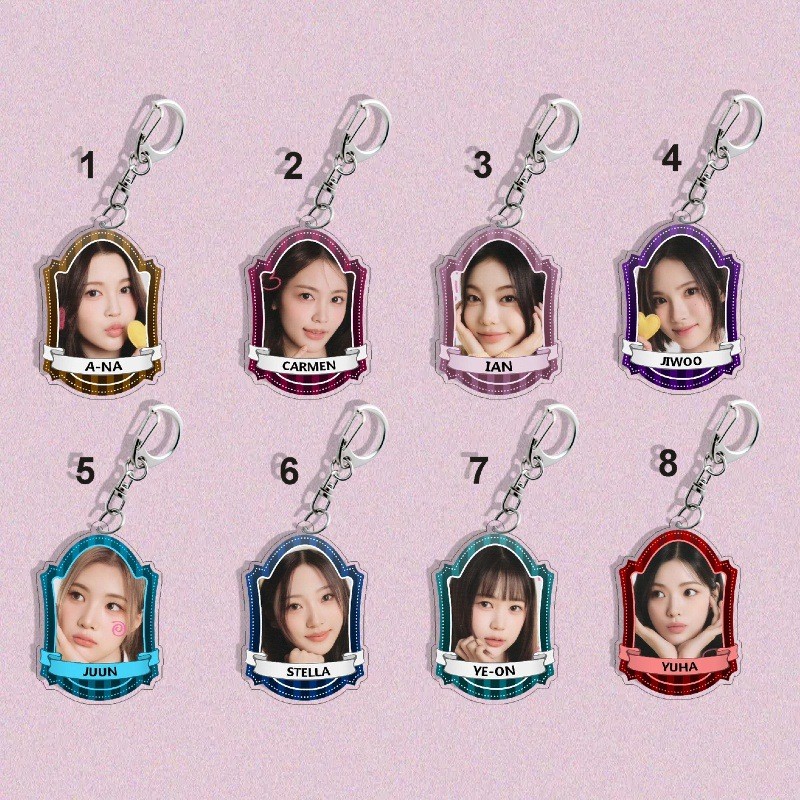 Earts2Hearts Hàng hóa H2H Hàng hóa JIWOO Mặt dây chuyền CARMEN Túi móc khóa 1179