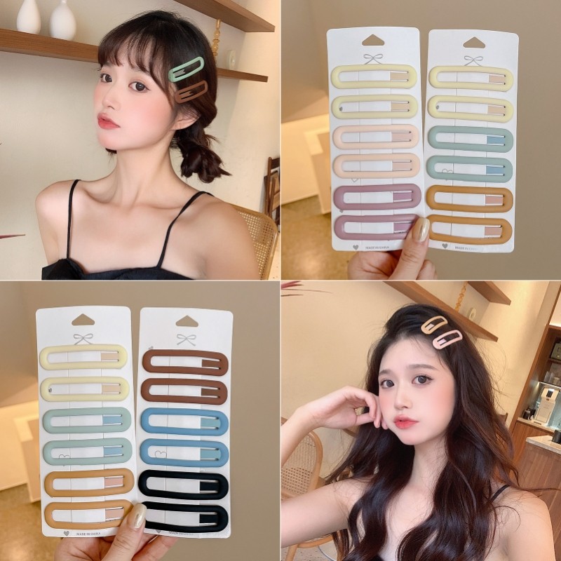20 Cái / bộ Dopamine Kẹp Tóc Thời Trang Hàn Quốc Nữ Bên Nổ Kẹp Bb Kẹp Phụ Kiện Tóc