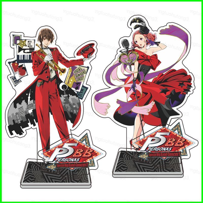 HT3 PERSONA 5 Tấm Đứng Morgana Acrylic Ký Hiệu Anime Để Bàn Trang Trí Trang Trí TH3