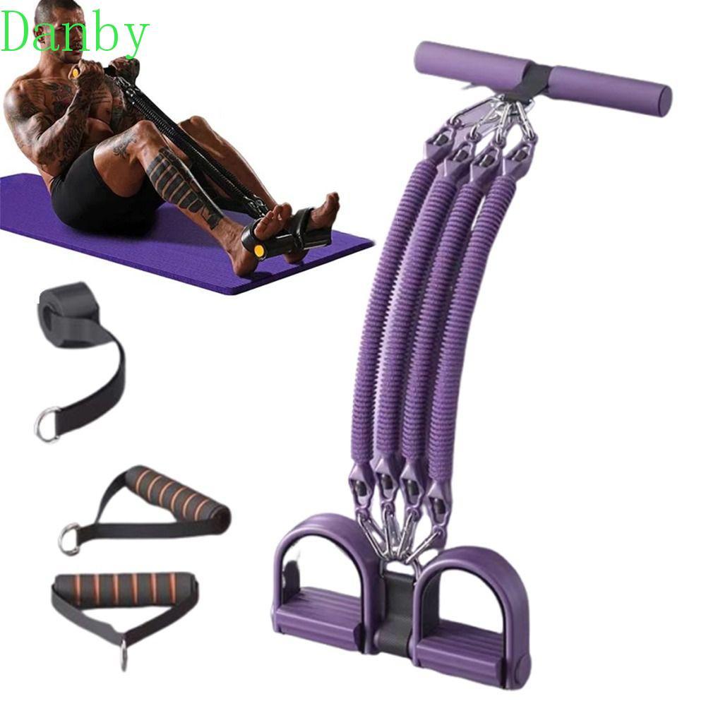 DANBY Pedal Pull-Up Sit-Up Trainer, 2 / 3 / 4-Strand 50 / 75 / 100 Pounds Pedal Căng Dây, Dụng cụ mở