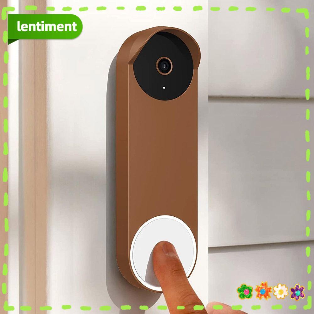 Vỏ chuông cửa LENTIMENT Trang chủ cho Google Nest Vỏ bảo vệ da cho Google Nest