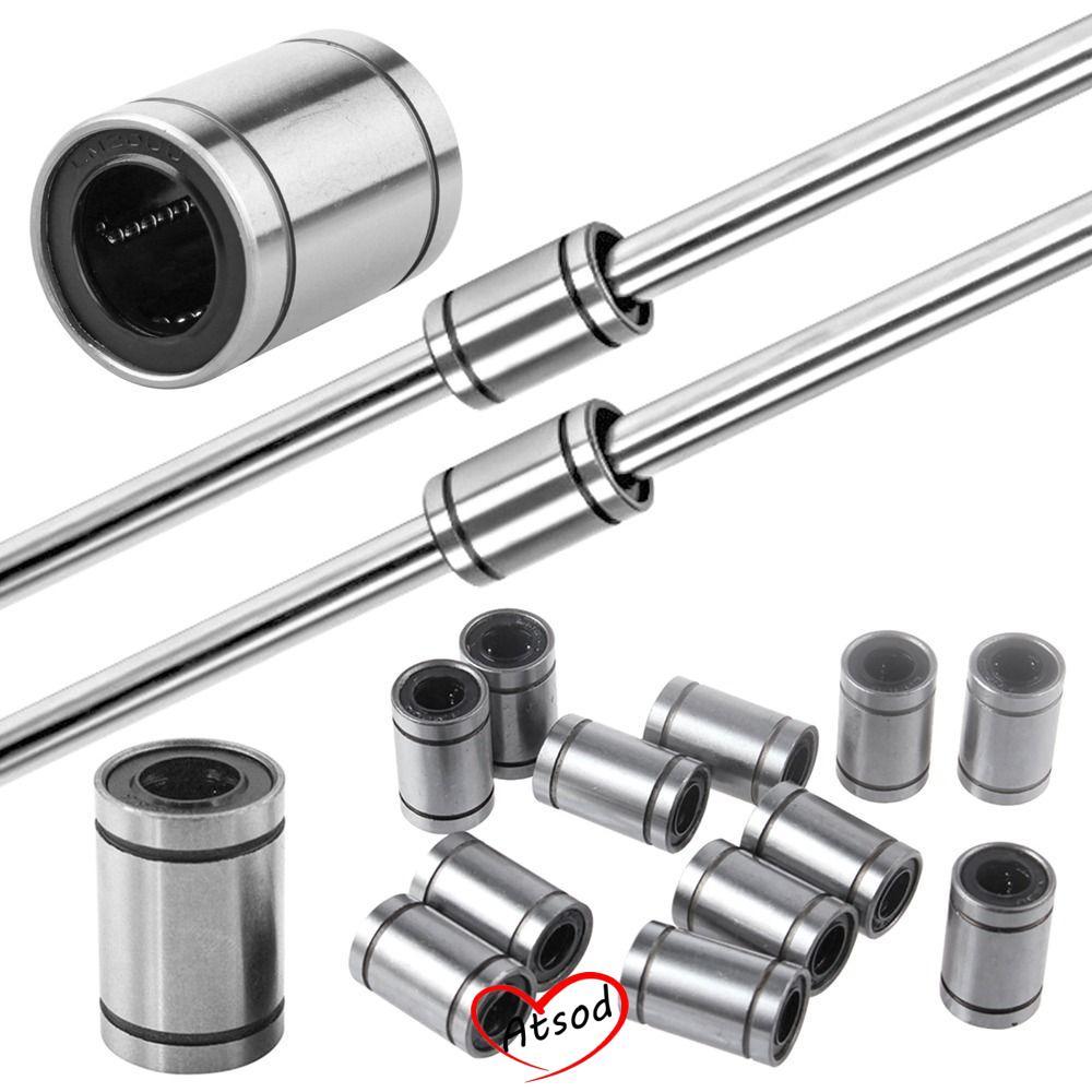 ATSOD Bushing Thép Thanh Bền Trục CNC Phần LM3U LM4UU LM5UU LM6UU