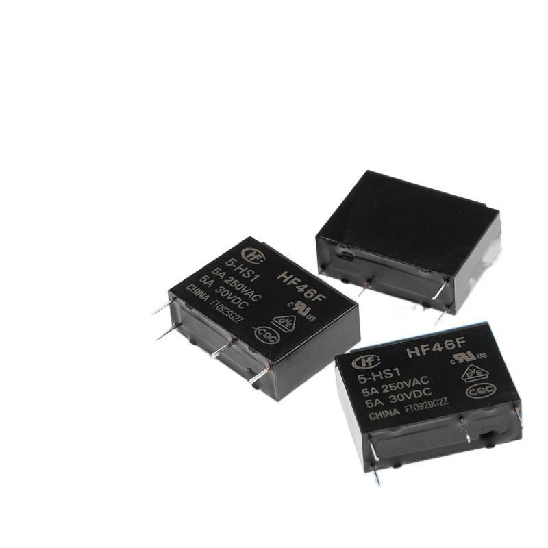 2 Chiếc Rơ Le Macro HF46F / 12-HS1 HF46F / 5-HS1 HF46F / 24-HS1 5A 4pin Thường Mở