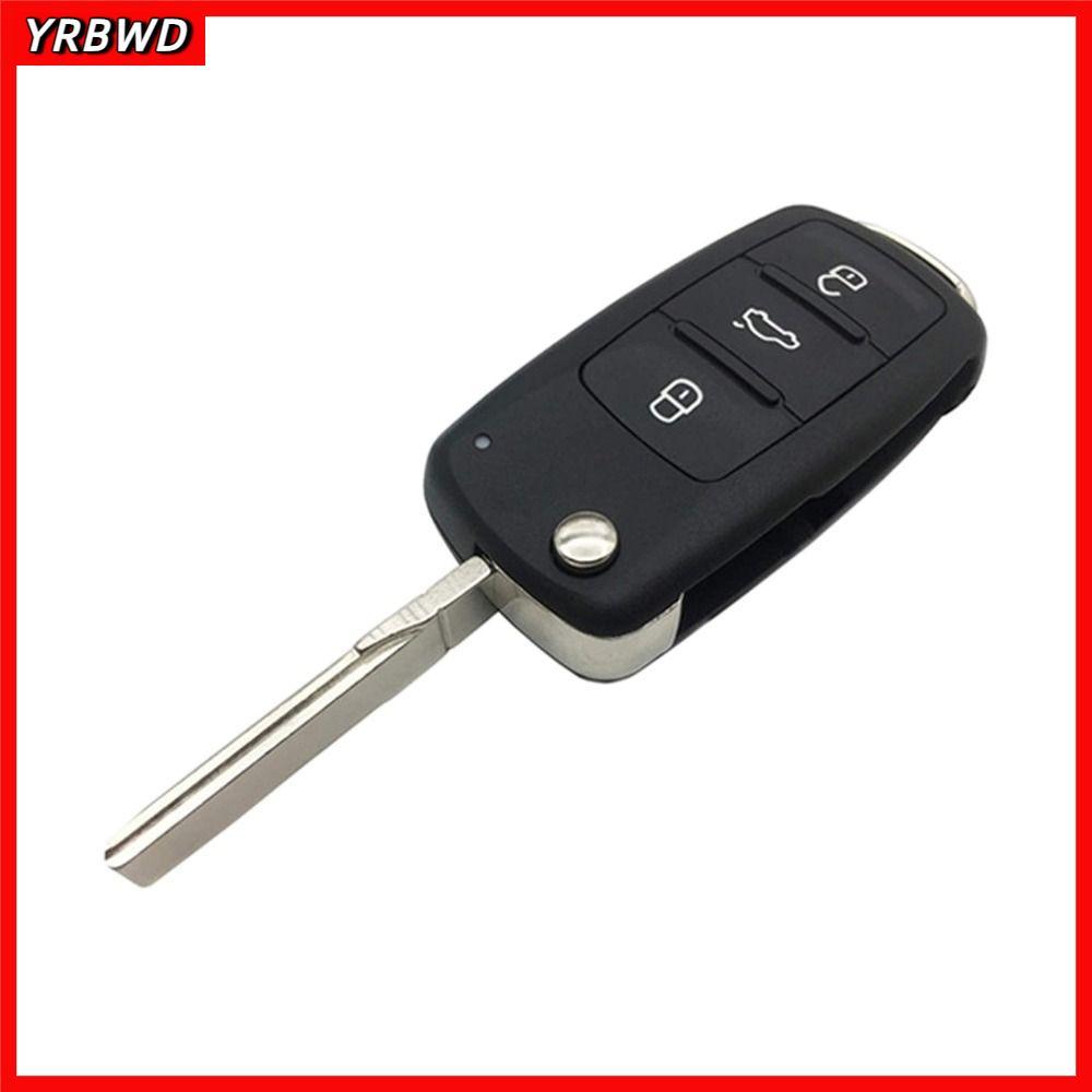 Vỏ chìa khóa YRBWD, Fob chìa khóa nhựa màu đen, Chìa khóa Fob Cover Key Fob cho VW