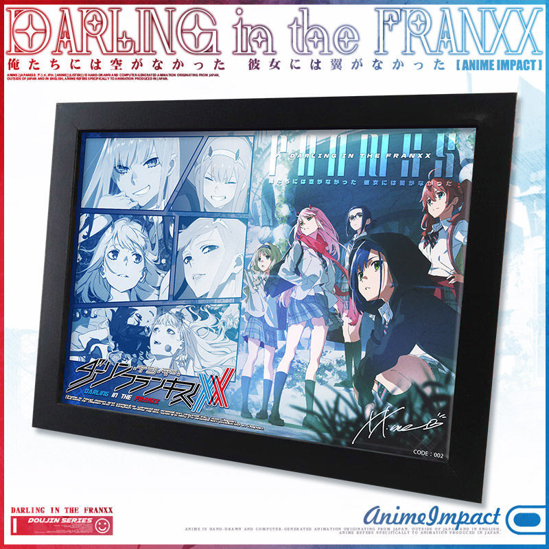 Darling in the Franxx National Team 02 Anime Valley Đồ trang trí Quà tặng Quà tặng học sinh hai chiề