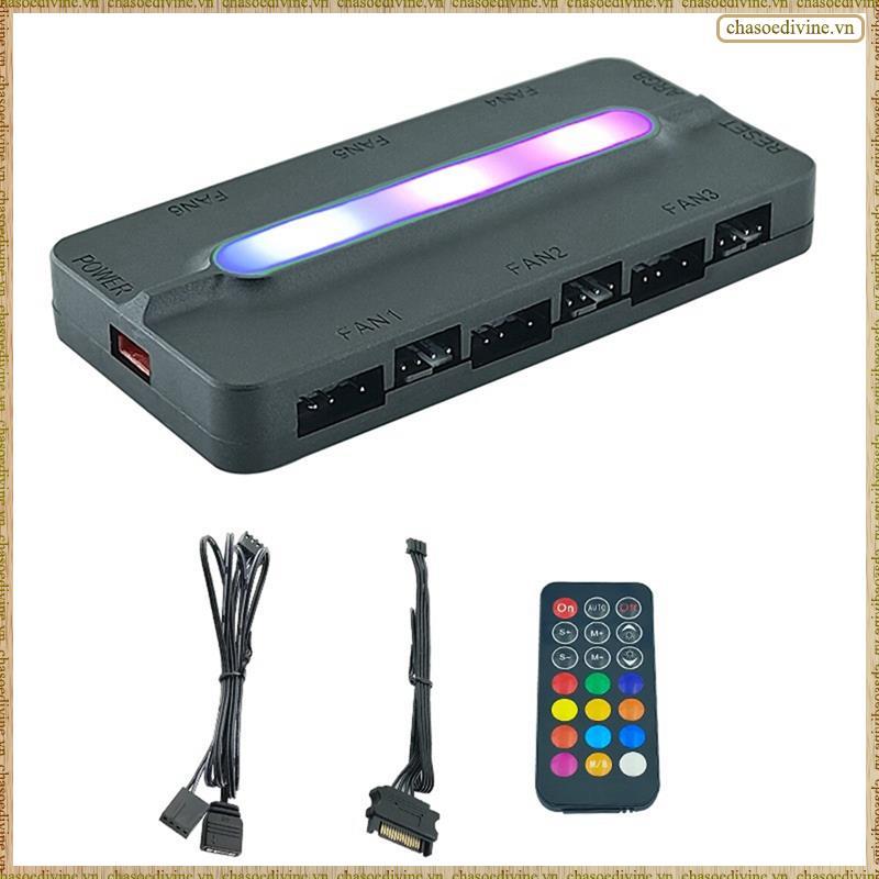 [K O G X] Bộ điều khiển ARGB 5V / 3Pin ARGB 4Pin Quạt PWM HUB Hub quạt ARGB Bộ chia trung tâm ARGB c