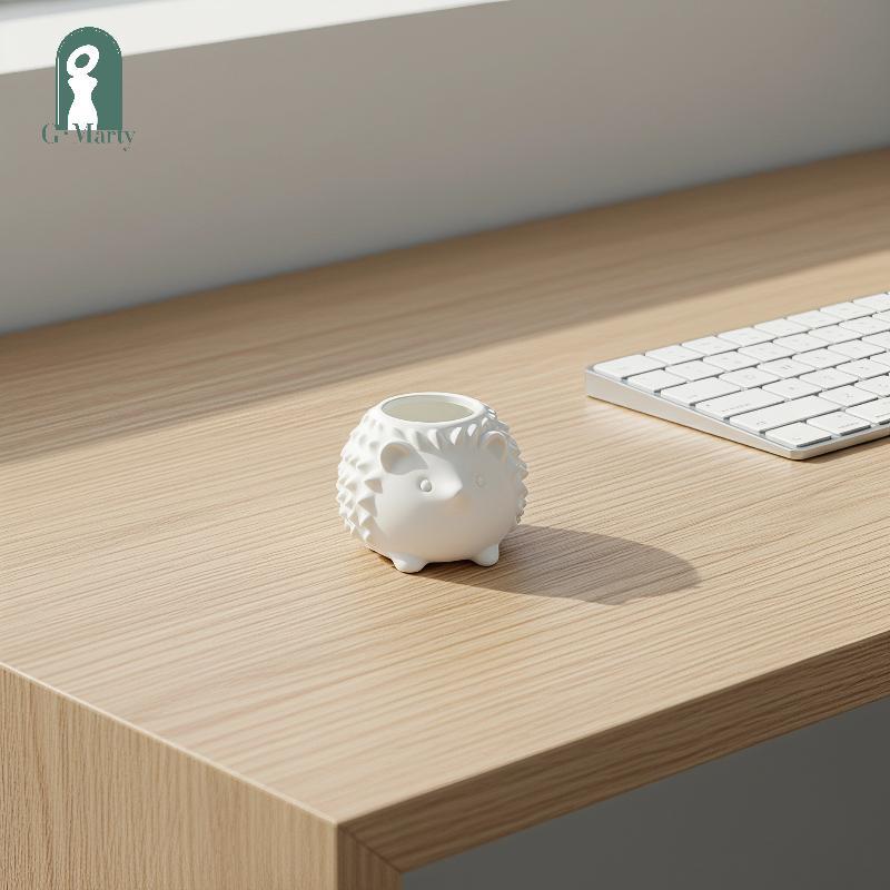 Gmarty Hedgehog Swab Organizer, Hộp đựng mỹ phẩm & tăm đa năng KL