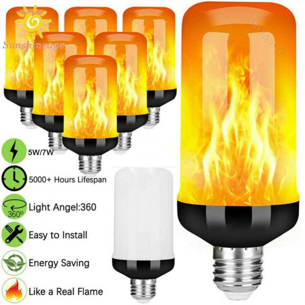 Bóng đèn LED hiệu ứng ngọn lửa 90 hiệu ứng ngọn lửa an toàn và năng lượng Đèn nhấp nháy
