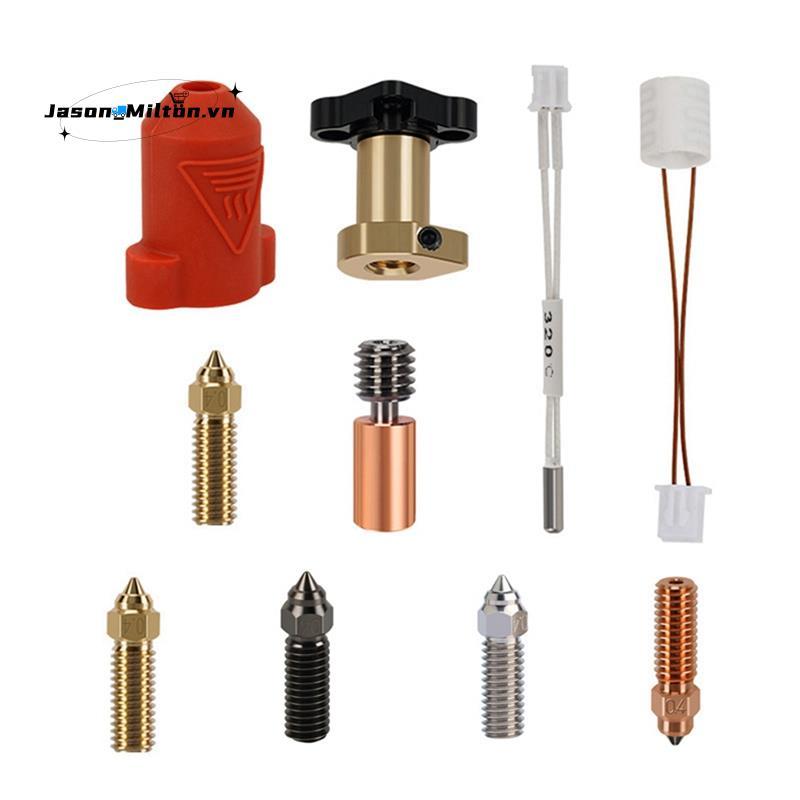 Dành Cho K1 / K1Max Hotend Kit Gốm Khối Nhiệt Bi-Metal Heatbreak Máy Phun Phun Cho Nhiệt Điện Trở Nó