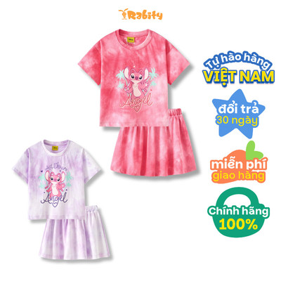   Bộ áo váy thun bé gái Rabity 557.001