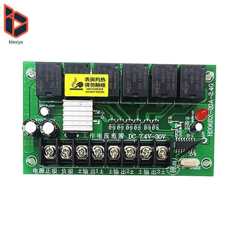 Bộ nhận bộ điều khiển không dây 20A 7.4V-30V Đồ chơi RC DIY Thay thế Accs