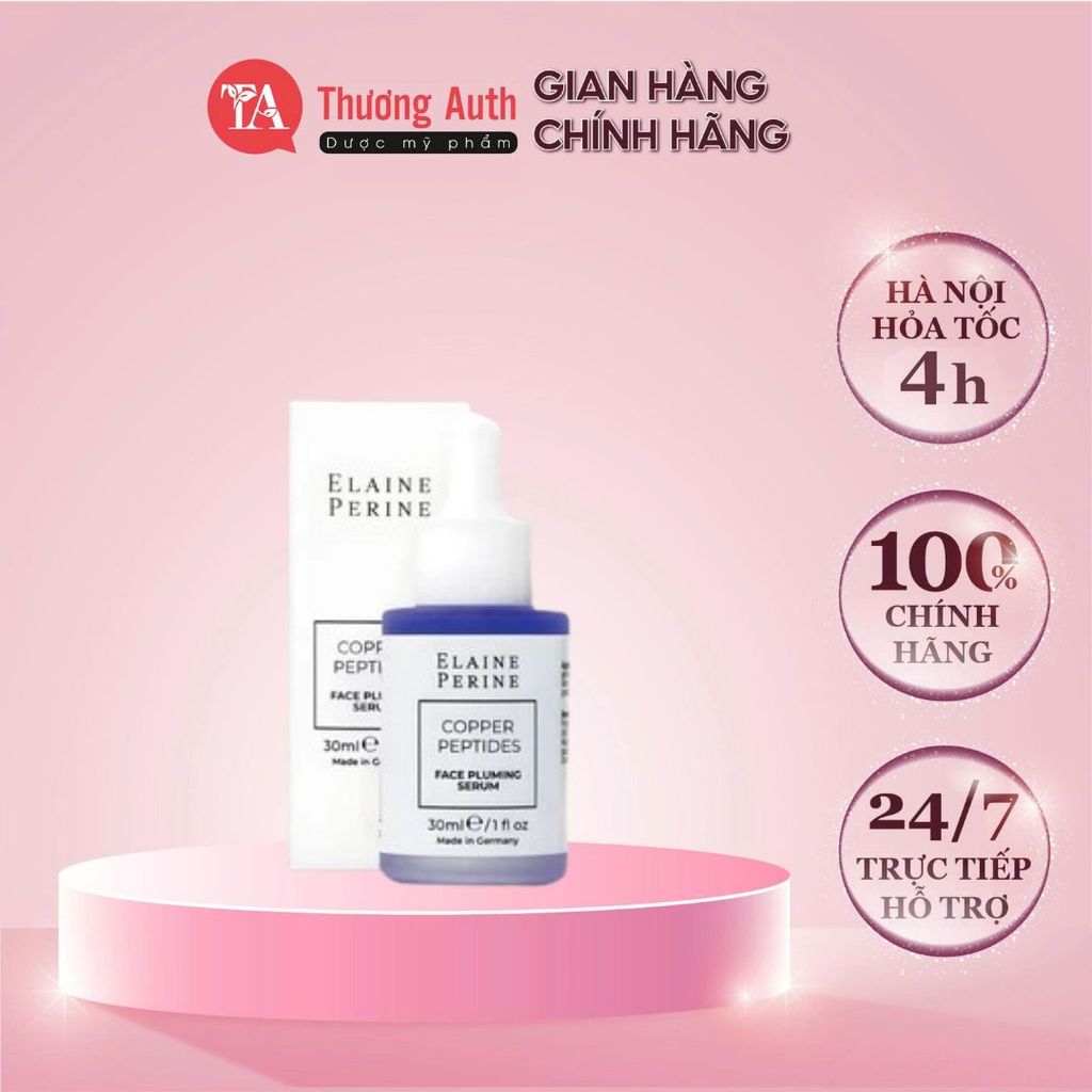[HÀNG CÔNG TY] Tinh Chất Nâng Cơ, Săn Chắc Da Elaine Perine Copper Peptides Face Pluming Serum 30ml