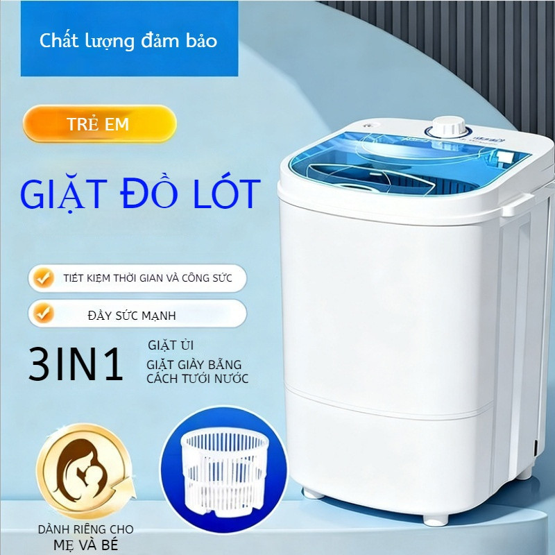 new*M1-U2*Máy giặt mini bán tự động nhỏ, máy giặt và sấy đồ lót tất cả trong một-washing machine