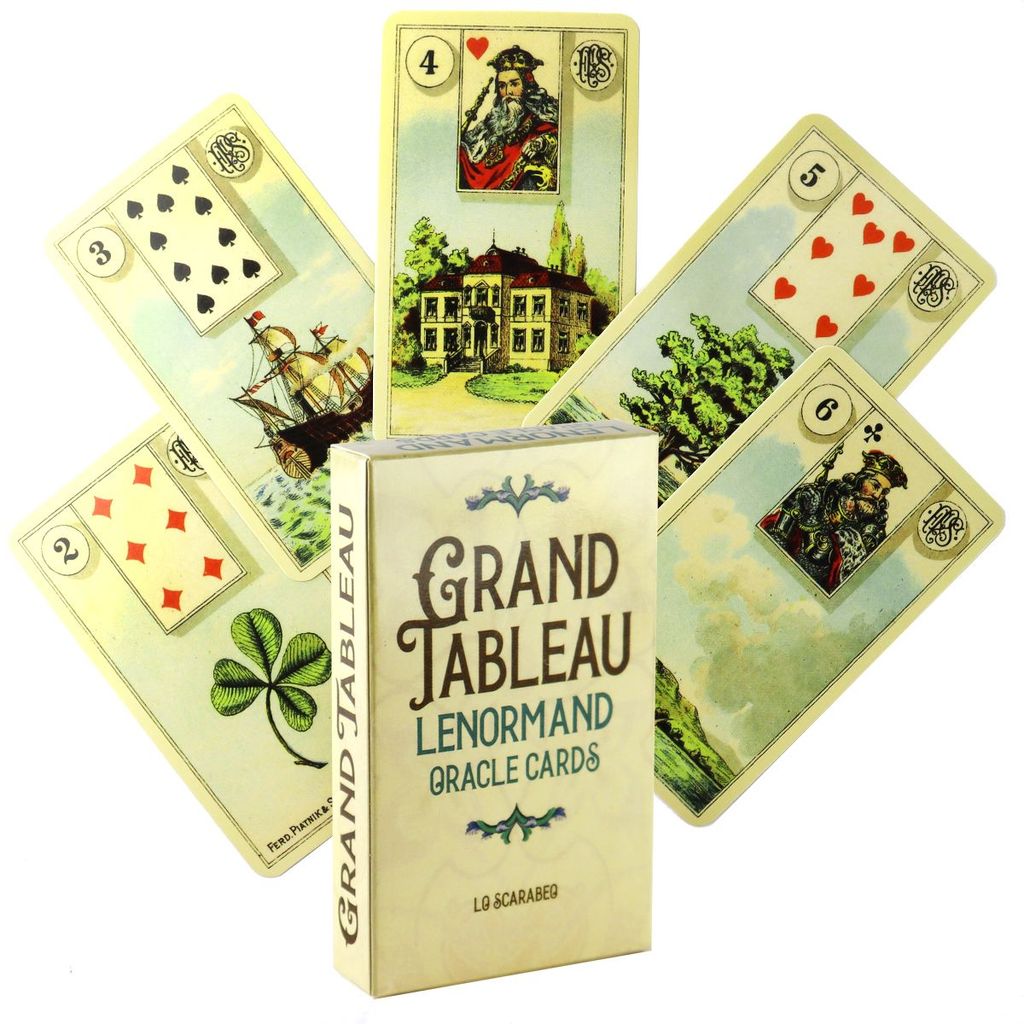 10.3 * 6cm Big Card Array Norman English Board Game Card Game Game Grand Strawau Lenormand