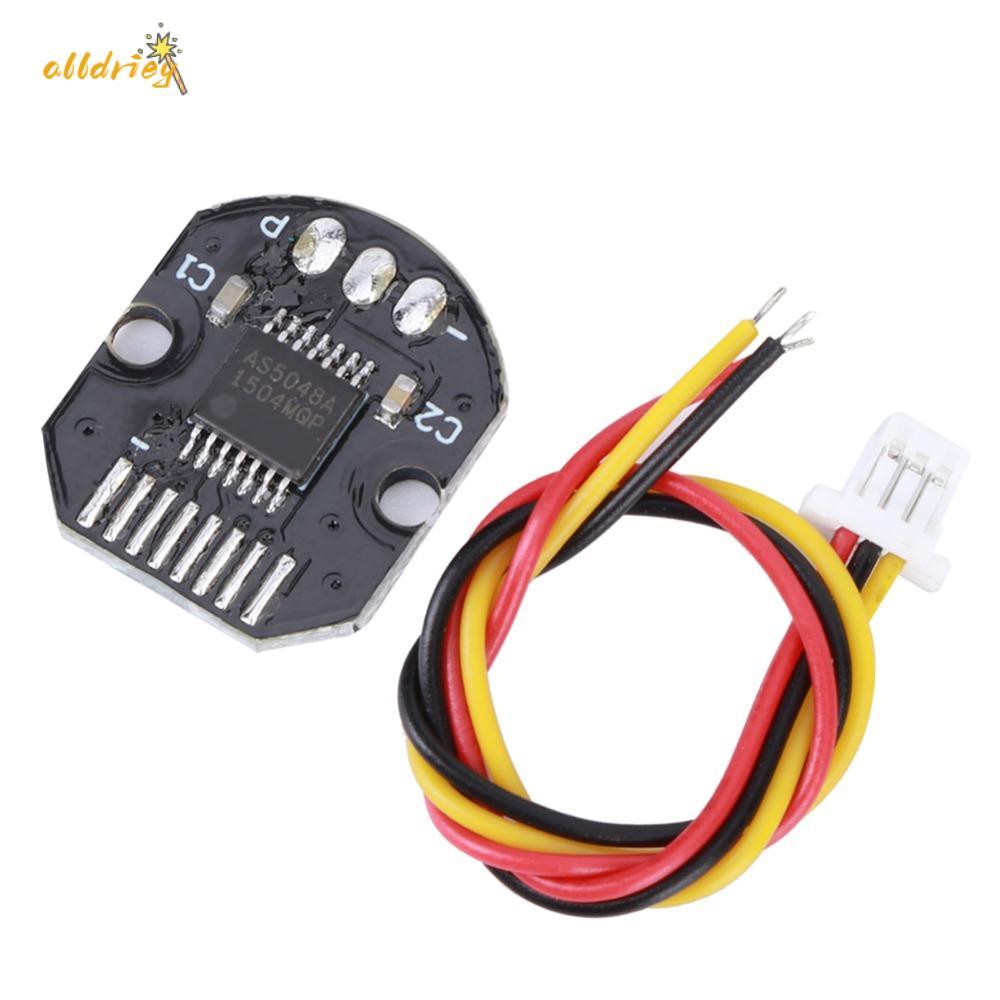 Cảm biến góc kỹ thuật số INTOONE, AS5048A Bộ mã hóa từ tính giao diện PWM SPI, Bảng mô-đun cảm biến 