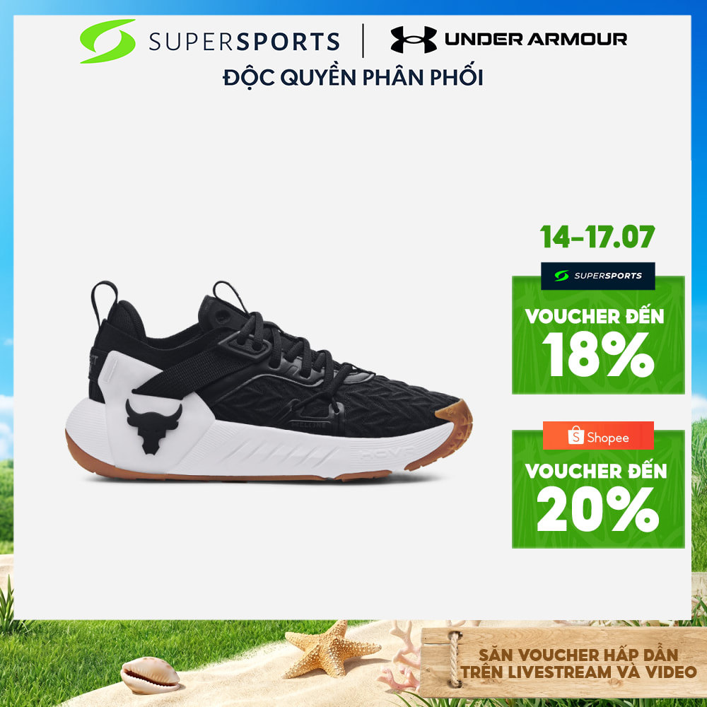 Giày Luyện Tập Nữ Under Armour Project Rock 6 - Đen - 3026535-002