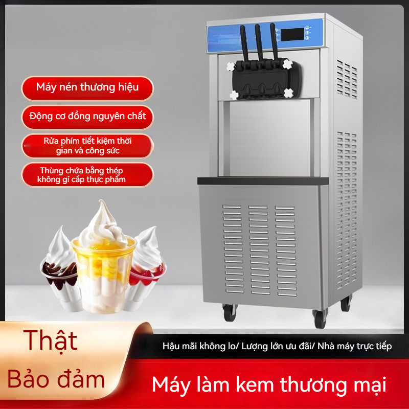 Máy kem hoàn toàn tự động cho quán trà sữa- - - -ice cream machine