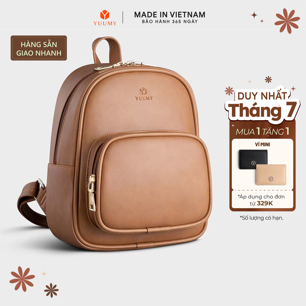 Balo Yuumy (Thời trang nữ cỡ trung - Balo da Liberal YBA55) Bagsmart