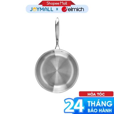 Chảo Inox 3 Lớp Liền Khối Elmich Trimax EL-3846SI Sz20cm, Hàng Chính Hãng, Chống Nóng - JoyMall