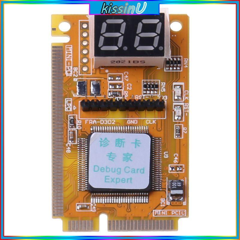 Kiss Di Động 2-Digit Mini PCI PCI-E LPC POST Test Chẩn Đoán Debug Card Adapter Phân Tích Cho Noteboo