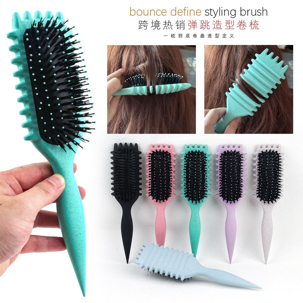 ❈ 🔴#热销猪鬃毛Bounce Curl DefinitionStylingBrush 🍎 🍎 ❈ ❈ ❈ ❥ WY12