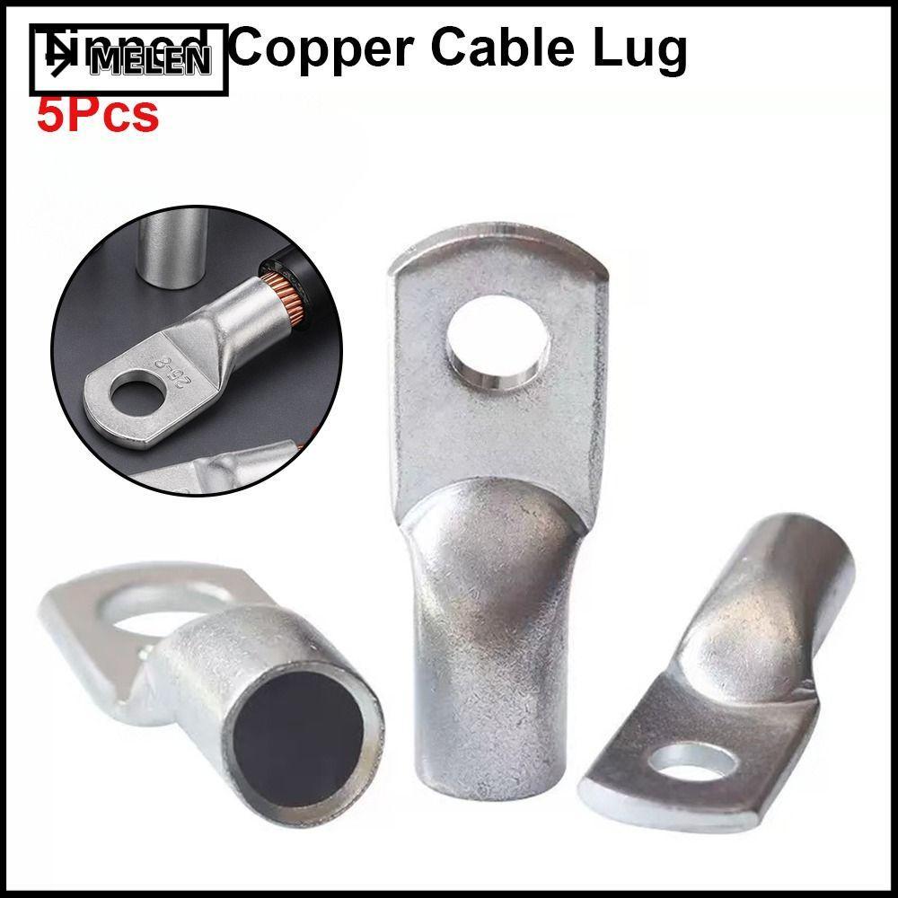 MELEN 5 Cái Chốt Cáp Đồng Đóng Hộp, Thiết Bị Đầu Cuối Uốn Vòng JG Series 14-2AWG, Đầu Nối Chắc Chắn 