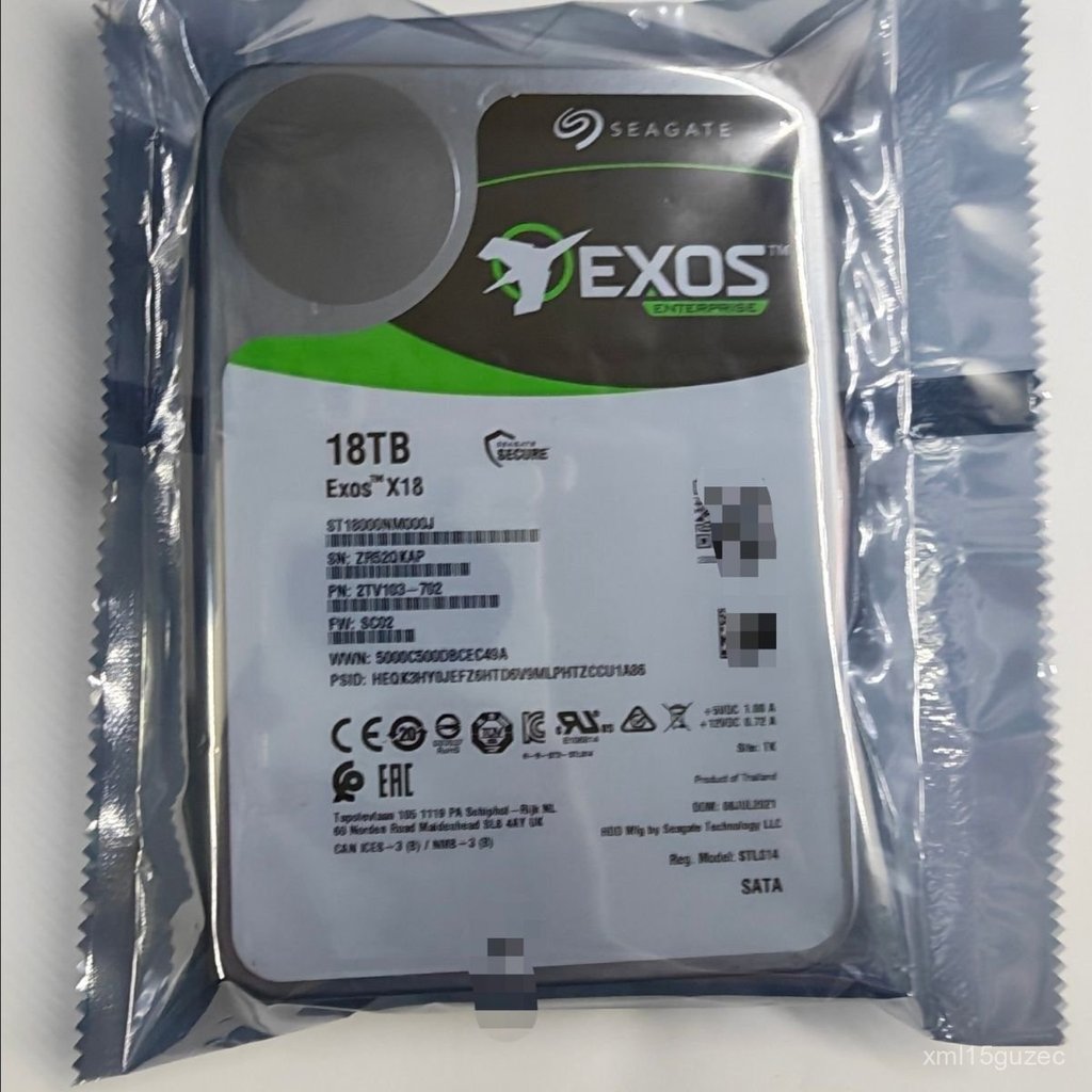Ổ cứng HDD Seagate Exos 18TB doanh nghiệp khí heli cho server NAS lưu trữ mạng camera giám sát giao