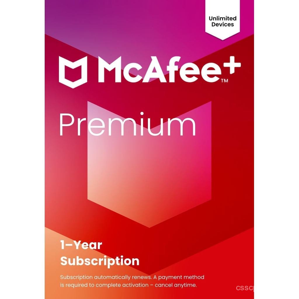 McAfee + Thiết bị không giới hạn cá nhân cao cấp | Phần mềm chống vi-rút 2026 cho Windows PC & Mac, 