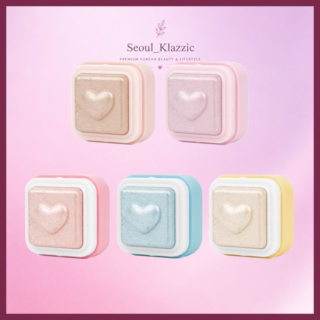 [colorgram] Milk Glowing Heart Writer, 07 Amber Butter Cup, 1pc / Blush Hàn Quốc / Glowing Finish củ