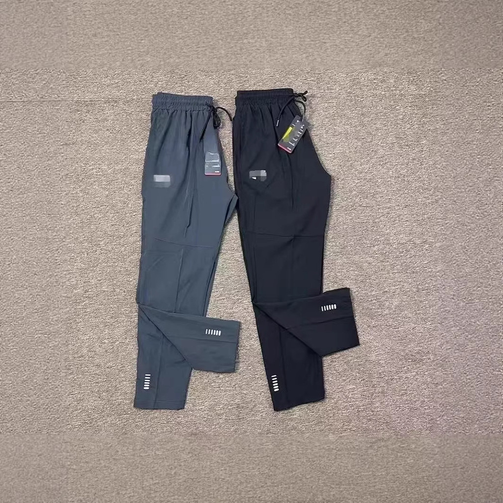 Summer ice silk long pants for running, quick-drying, breathable, casual, versatile, outdoor hiking 