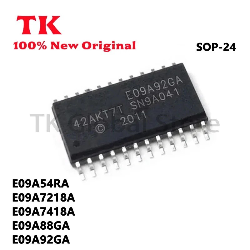 5 CÁI E09A7218A E09A7418A E09A92GA E09A88GA E09A54RA SOP-24 Bán buôn Chip ic