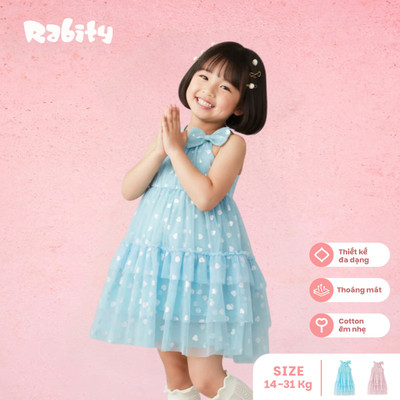   Đầm váy công chúa bé gái cao cấp Rabity 953.044