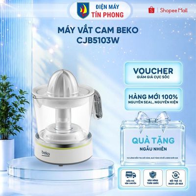 [ KOL-KOC ] Máy vắt cam Beko CJB5103W - 2 đầu vắt - Cônng suất 40W - Bảo hành chính hãng 12 tháng [Hỏa tốc Hcm]