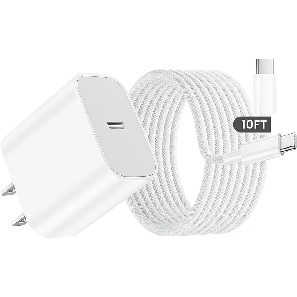 Sạc iPad Sạc Nhanh, Dây USB C Dài 10FT Cho iPad Thế Hệ 10 / 11 (A16), iPad Air 5th / 4th / 13 / 11 i