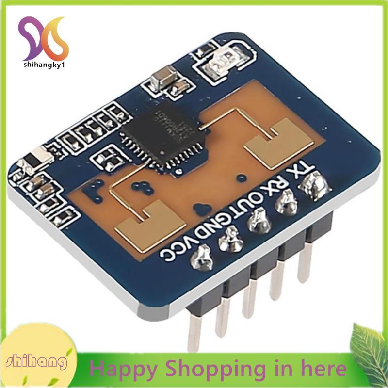 1 CÁI SM HLK-LD2410 LD2410C 5V Mini FMCW 24G dành cho mô-đun Radar cảm biến tình trạng hiện diện của