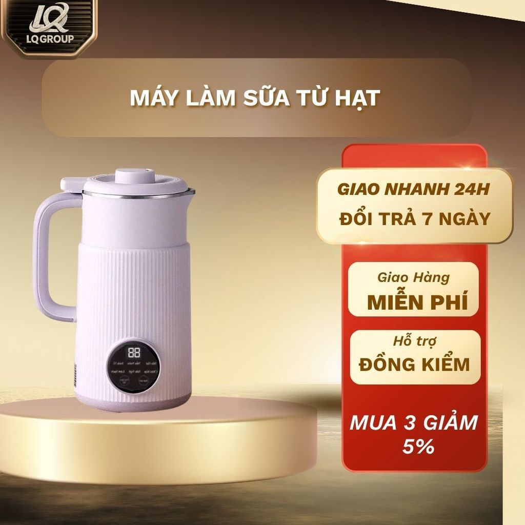 LQ-Máy nấu sữa hạt chính hãng MODONG tự động thông minh nhiều chế độ xay mịn màng thơm ngon --BH24 t