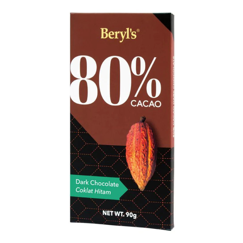 Socola Beryls không đường đắng 80% Cacao 90g - 35597