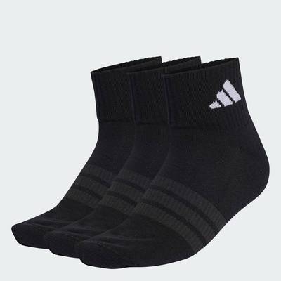 adidas Phong cách sống BỘ 3 ĐÔI TẤT CỔ CHÂN THỂ THAO CÓ ĐỆM Unisex Đen KC9633