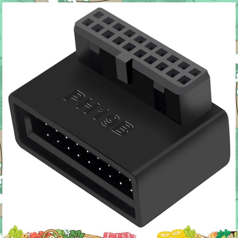PH19B USB 3.0 Tiêu đề bên trong USB3.0 19 / 20P Ổ cắm Bộ chuyển đổi 90 độ cho bo mạch chủ máy tính